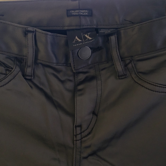 A/X Shiny High Waist Skinny Pants - Picture 1 of 6